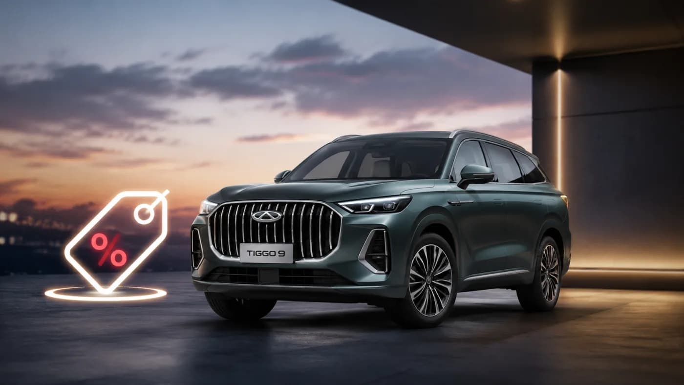 Chery Tiggo 9 uz simbol finansiranja — kredit i lizing
